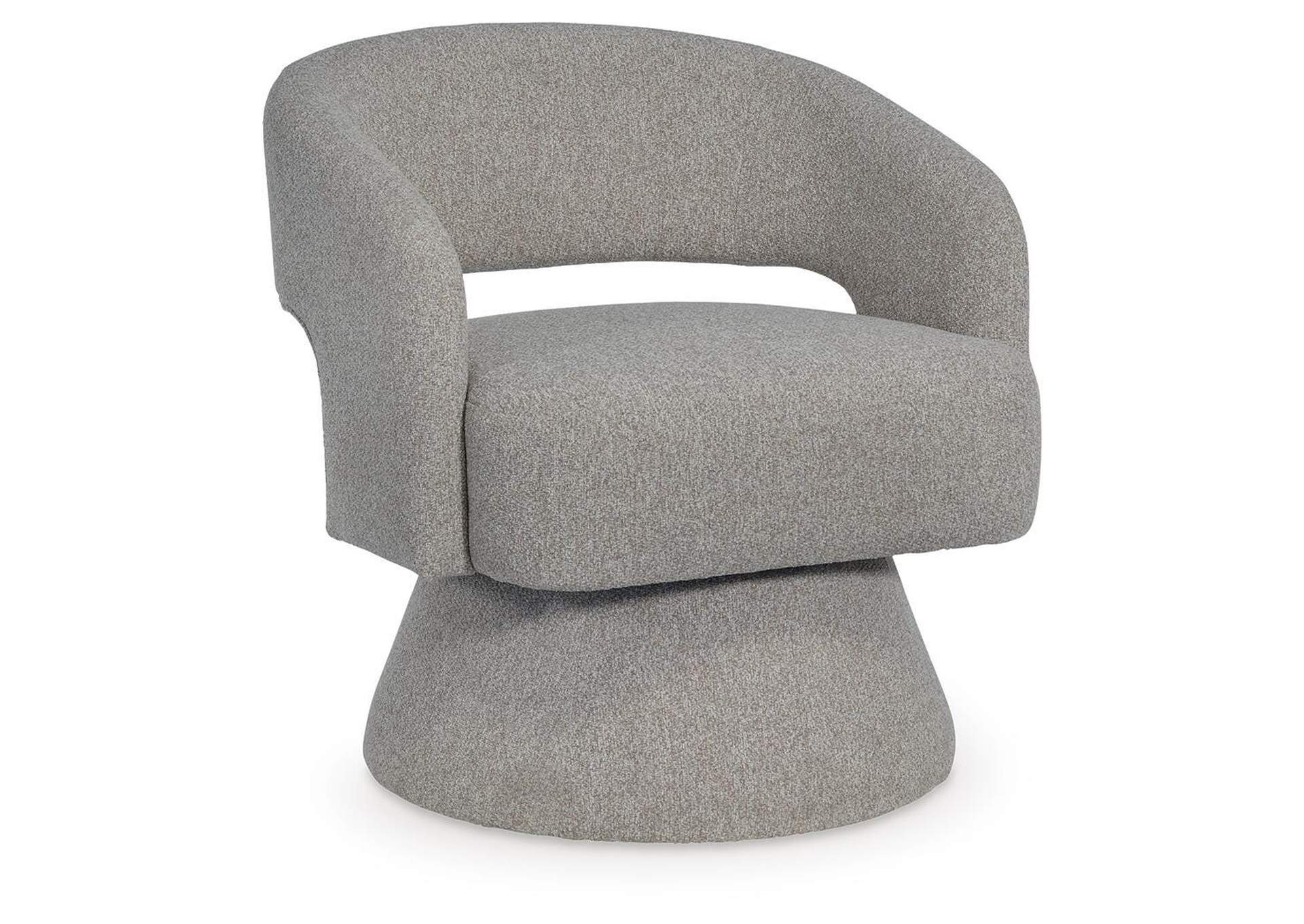 Nashkins Swivel Accent Chair angled view