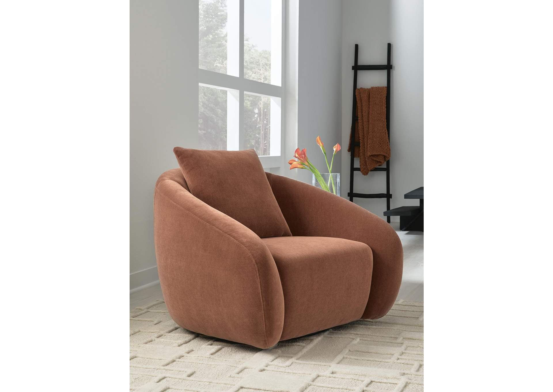 Yahya Swivel Accent Chair