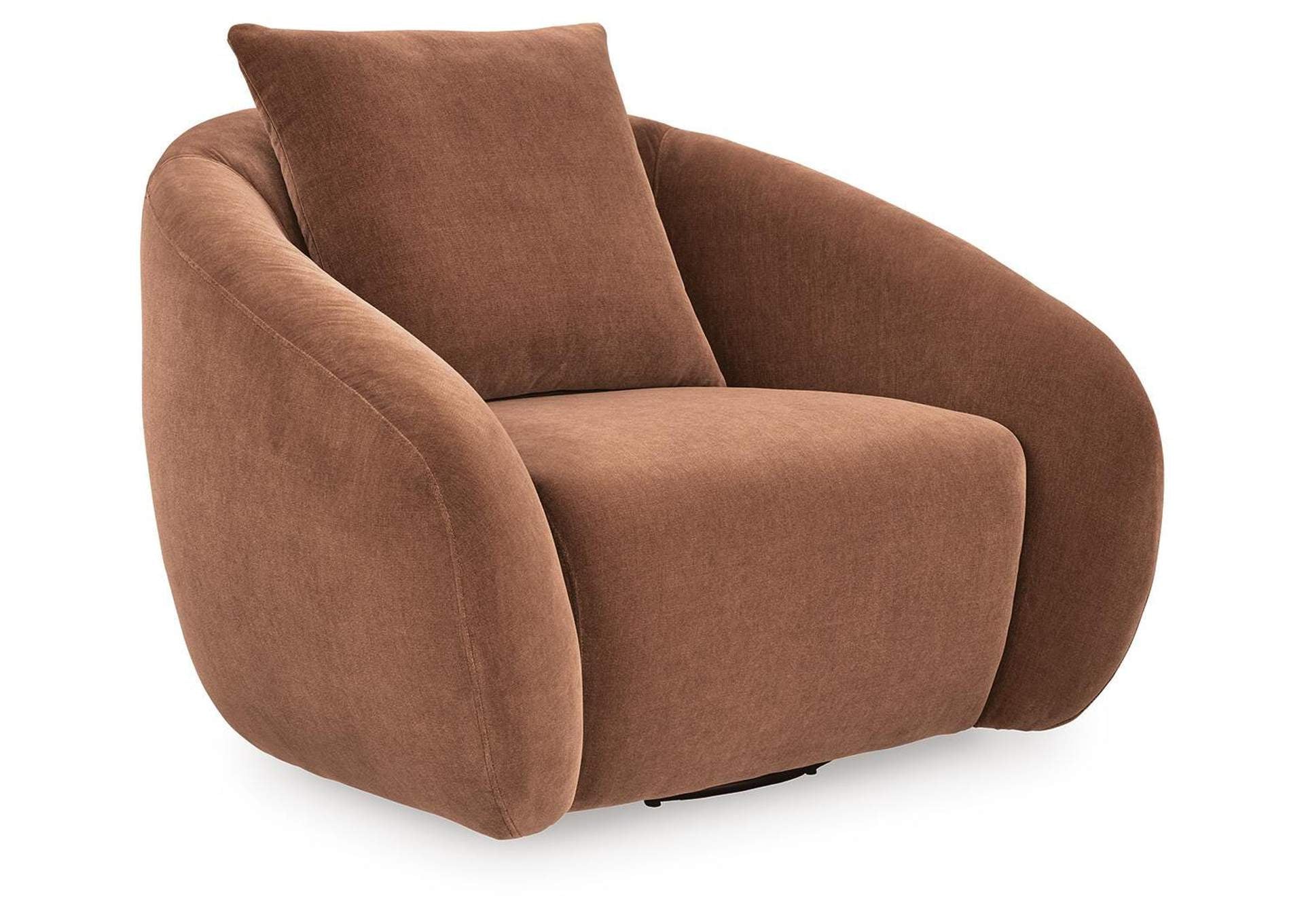 Yahya Swivel Accent Chair angled view