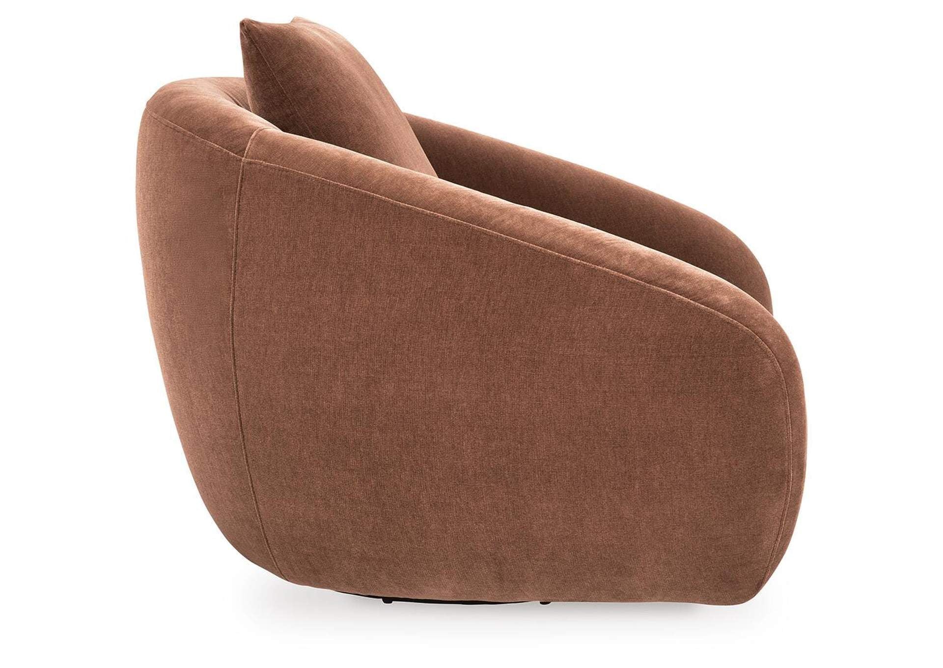 Yahya Swivel Accent Chair side view