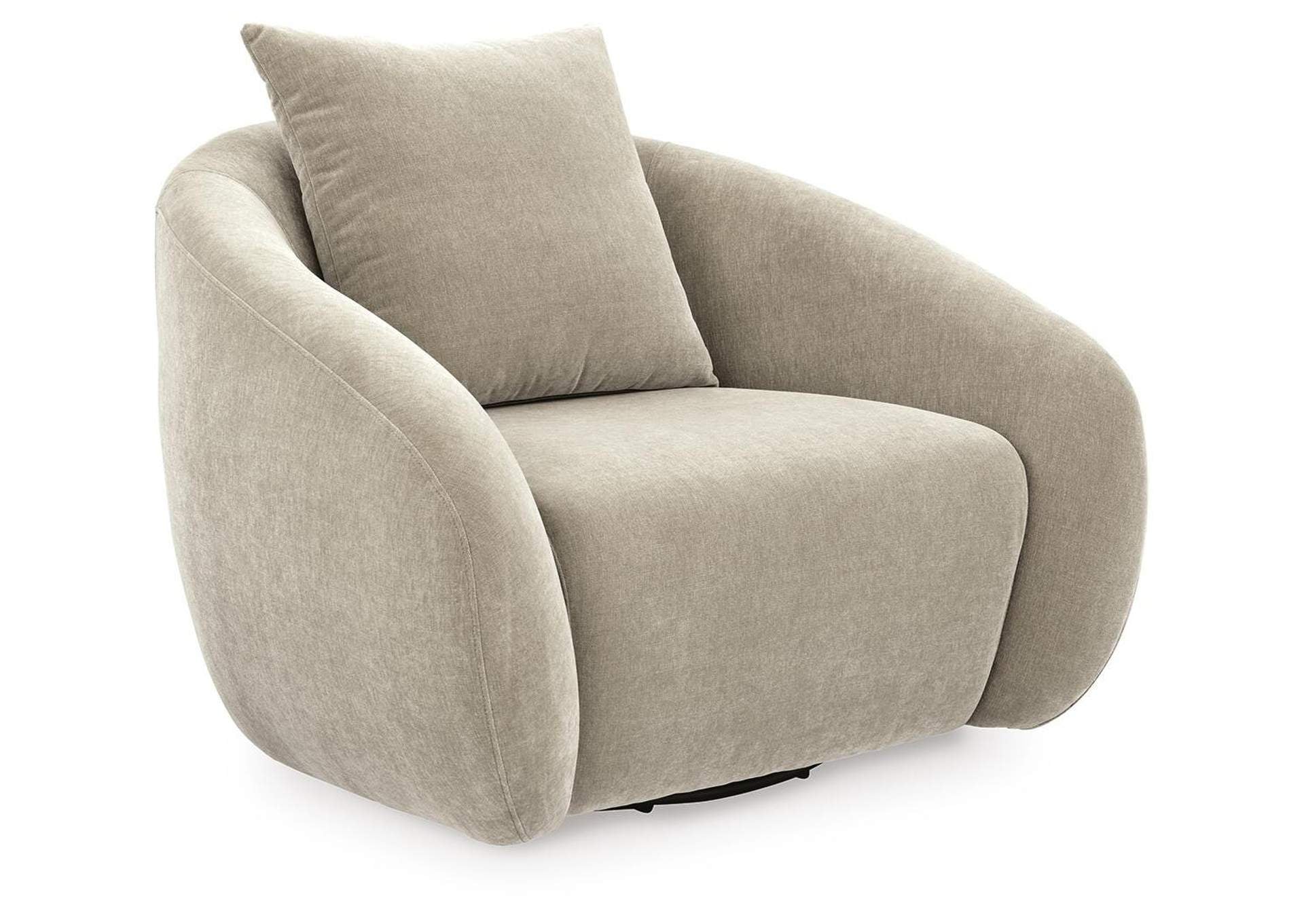 Yahya Swivel Accent Chair angled view