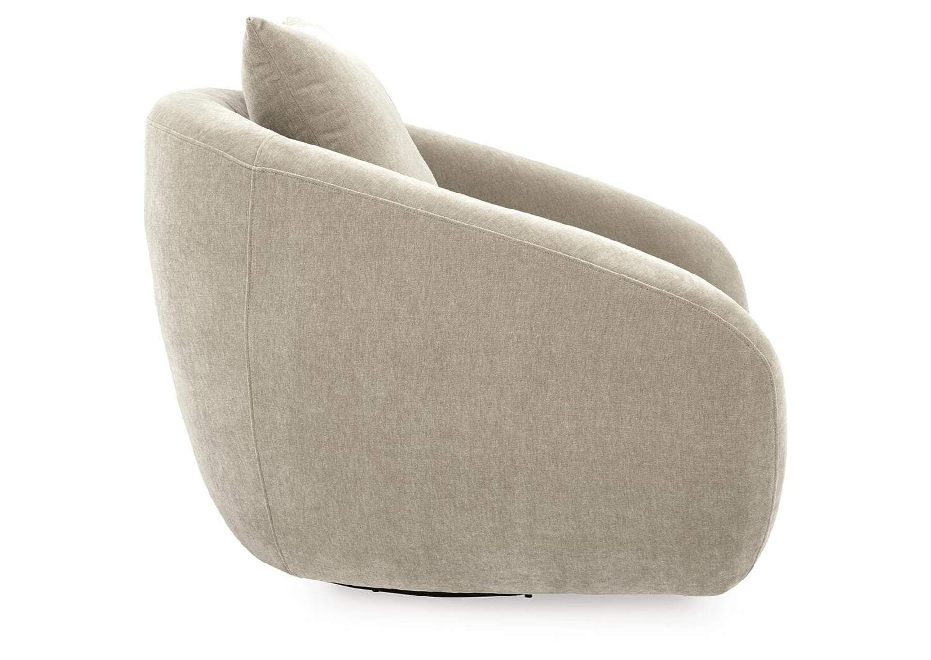 Yahya Swivel Accent Chair side view