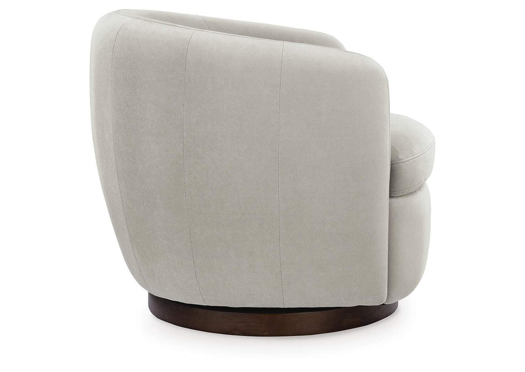 Annbury Swivel Accent Chair side view