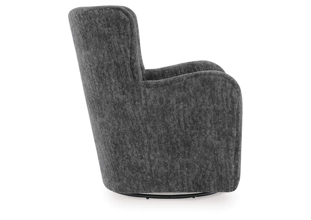 Rowenburg Swivel Glider Accent Chair side view
