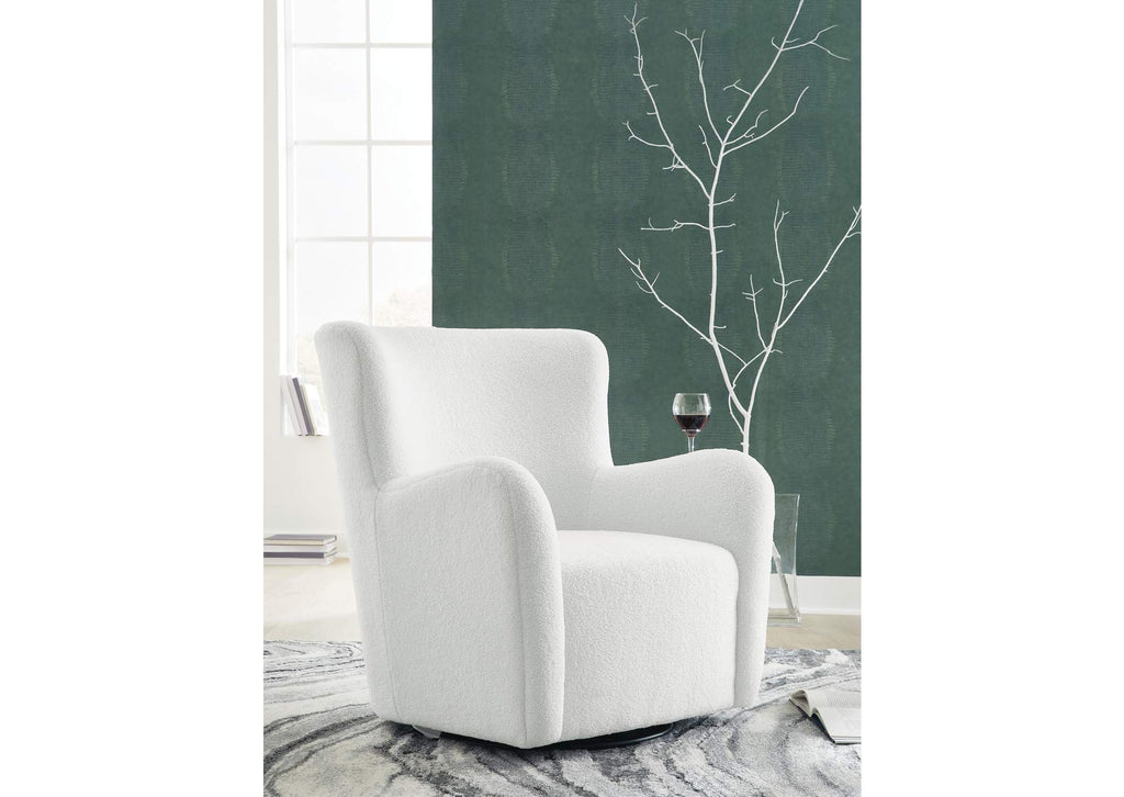 Rowenburg Swivel Glider Accent Chair