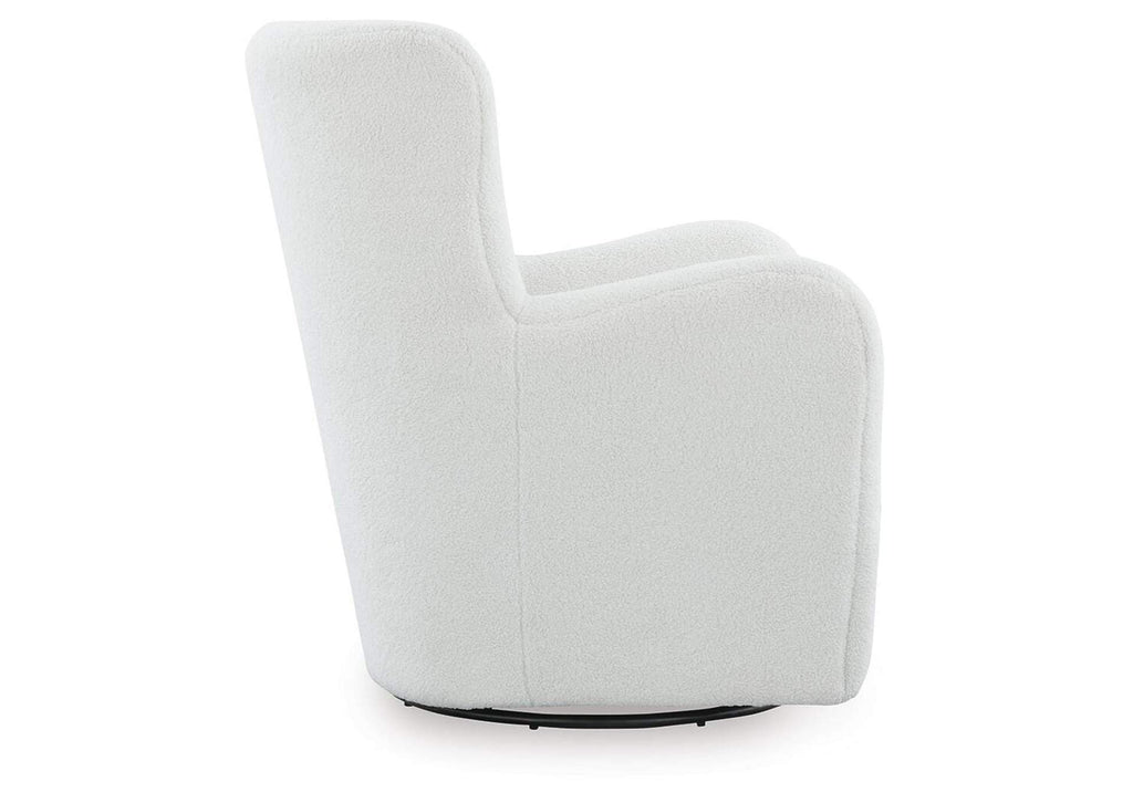 Rowenburg Swivel Glider Accent Chair side view