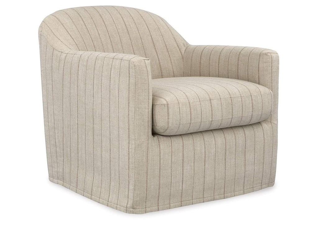 Valwick Swivel Accent Chair angled view