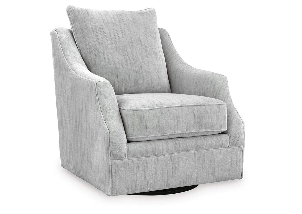 Gubbins Swivel Accent Chair angled view