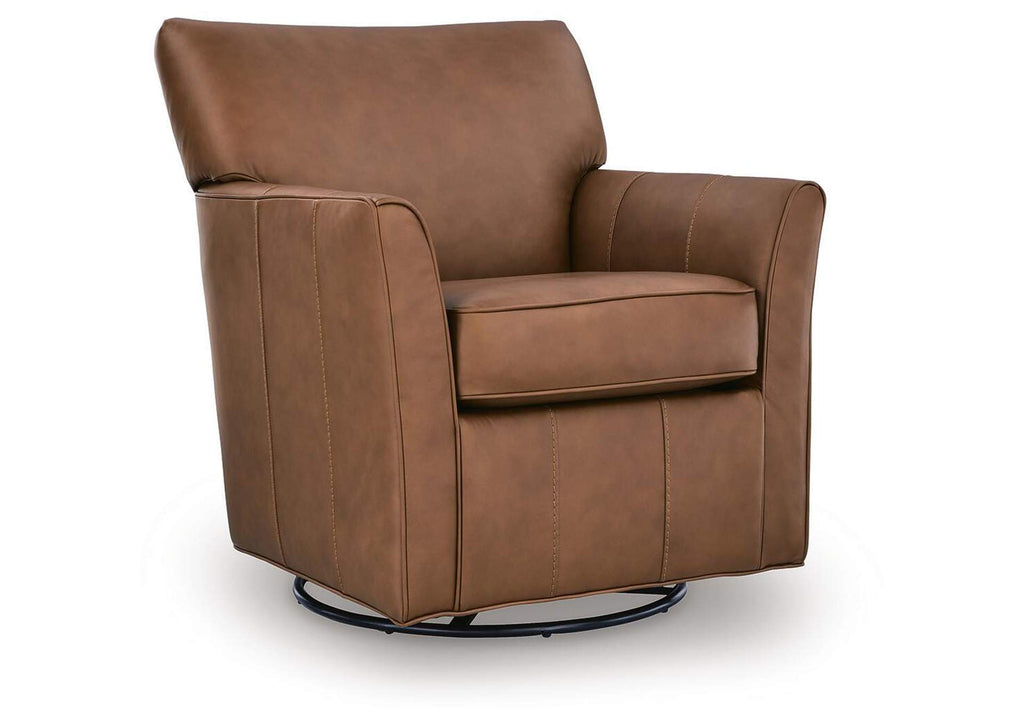Braydunn Swivel Glider Accent Chair angled view