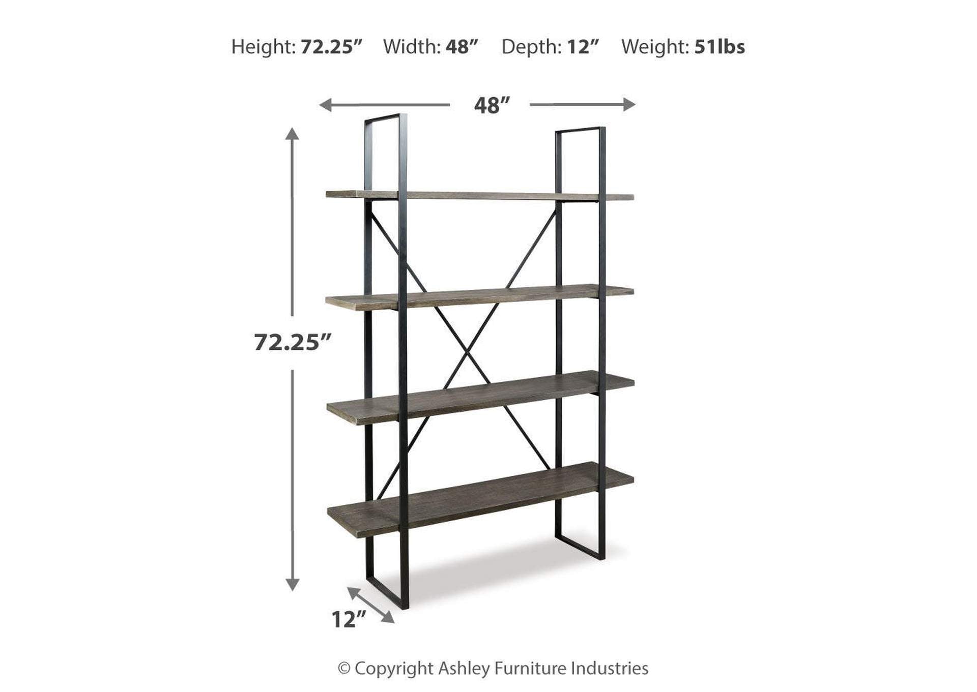 Gilesgrove Bookcase dimensions