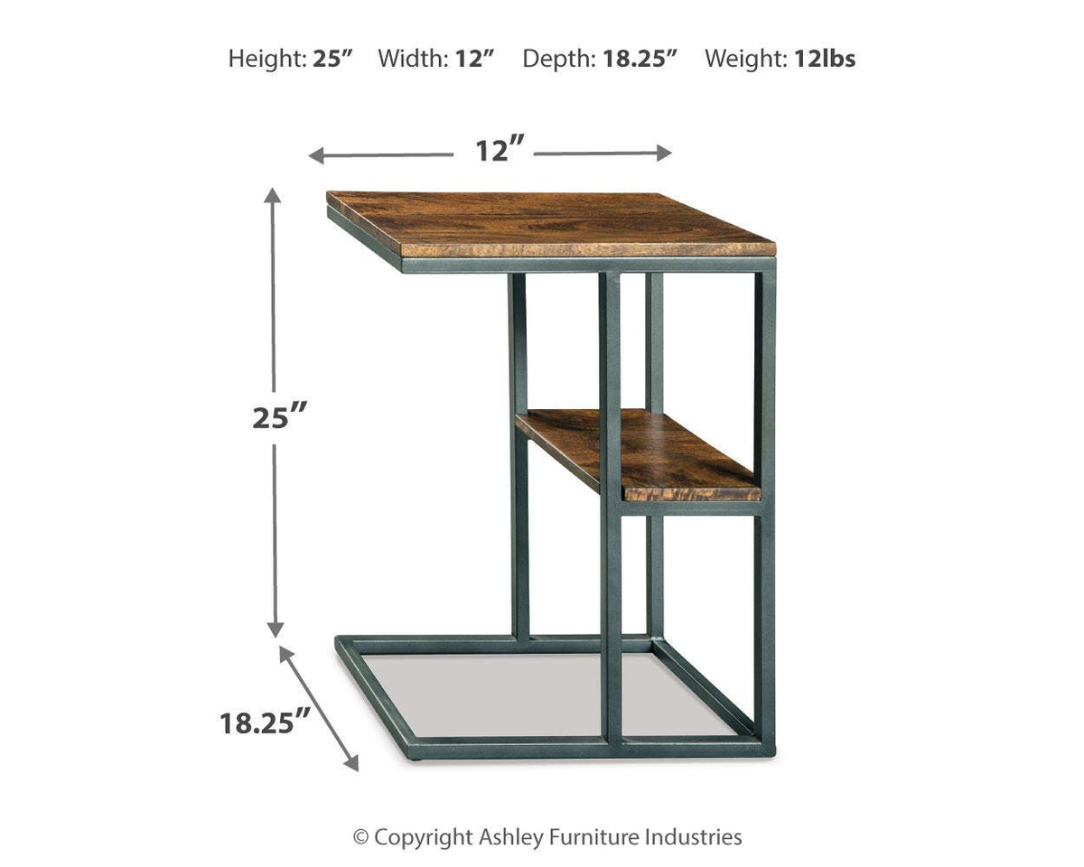 Forestmin Accent Table in Natural/Black, alternate view 4