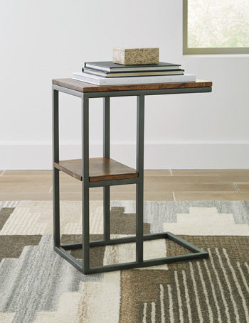 Forestmin Accent Table in Natural/Black