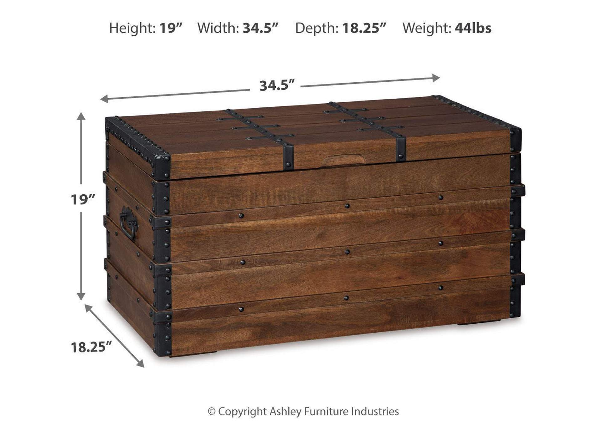 Kettleby Storage Trunk dimensions