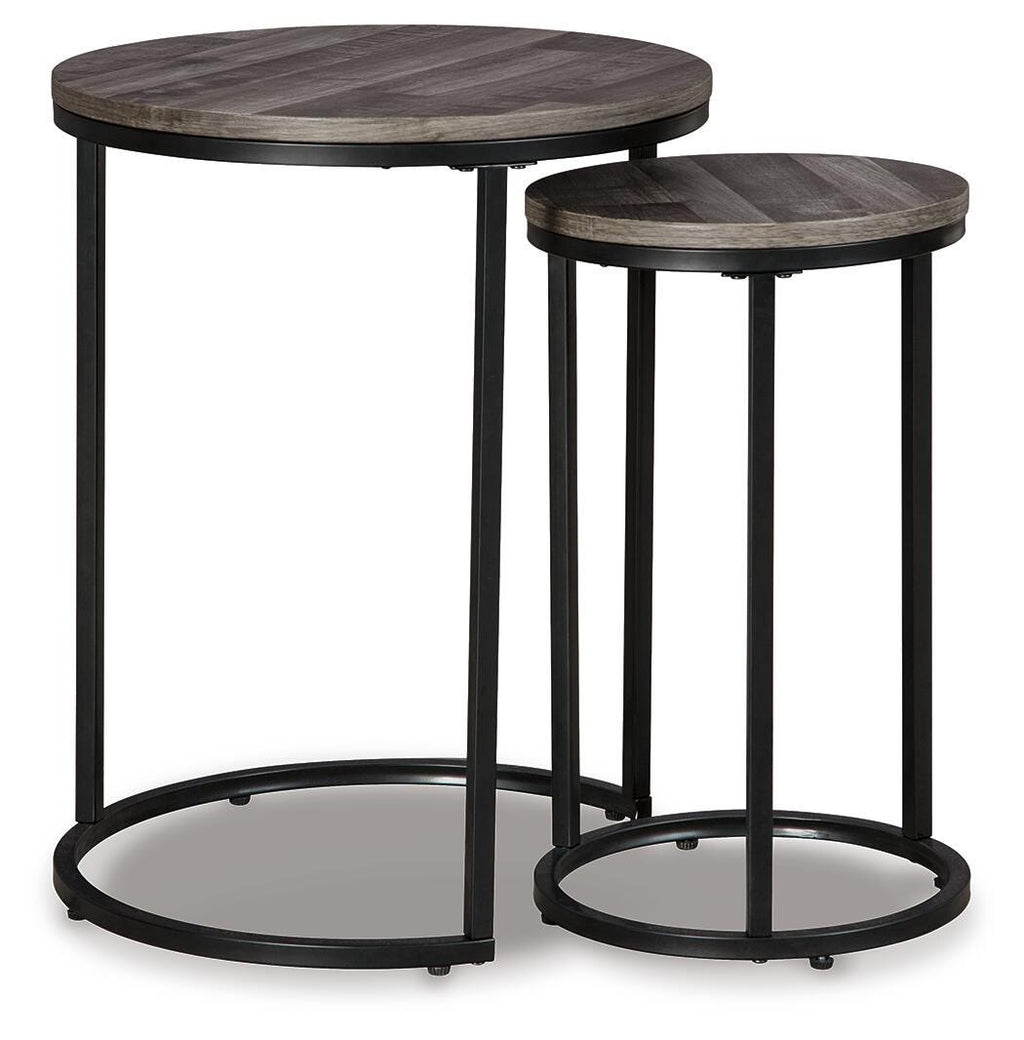 Briarsboro Accent Table (Set of 2) in Black/Gray, alternate view 2