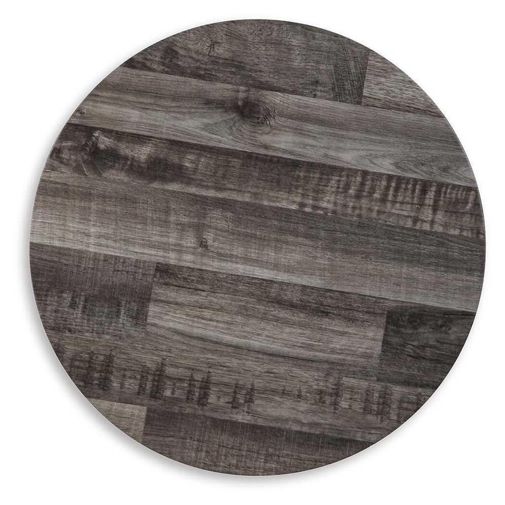 Briarsboro Accent Table (Set of 2) in Black/Gray, top view