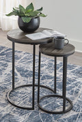 Briarsboro Accent Table (Set of 2) in Black/Gray