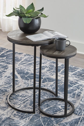 Briarsboro Accent Table (Set of 2) in Black/Gray