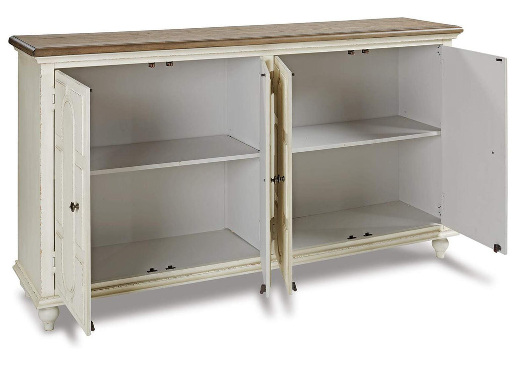 Roranville Accent Cabinet angled view