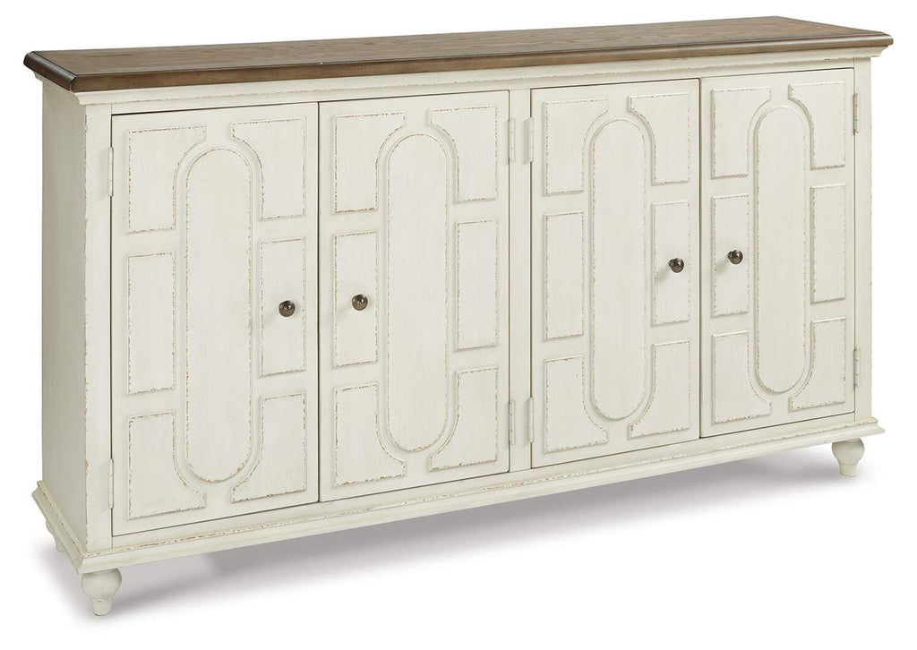 Roranville Accent Cabinet angled view