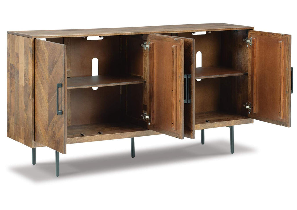 Prattville Accent Cabinet angled view