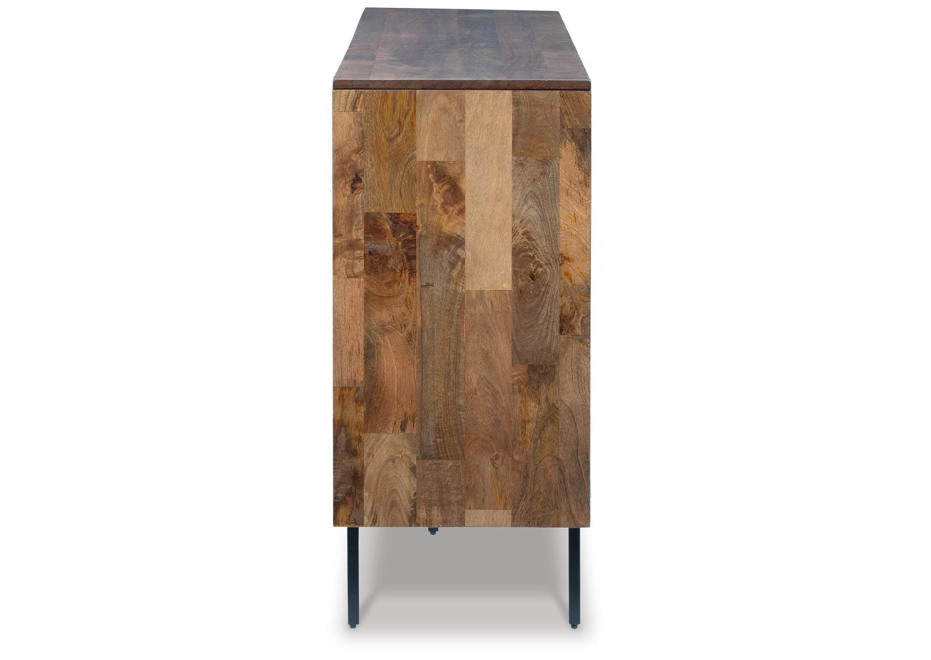 Prattville Accent Cabinet side view