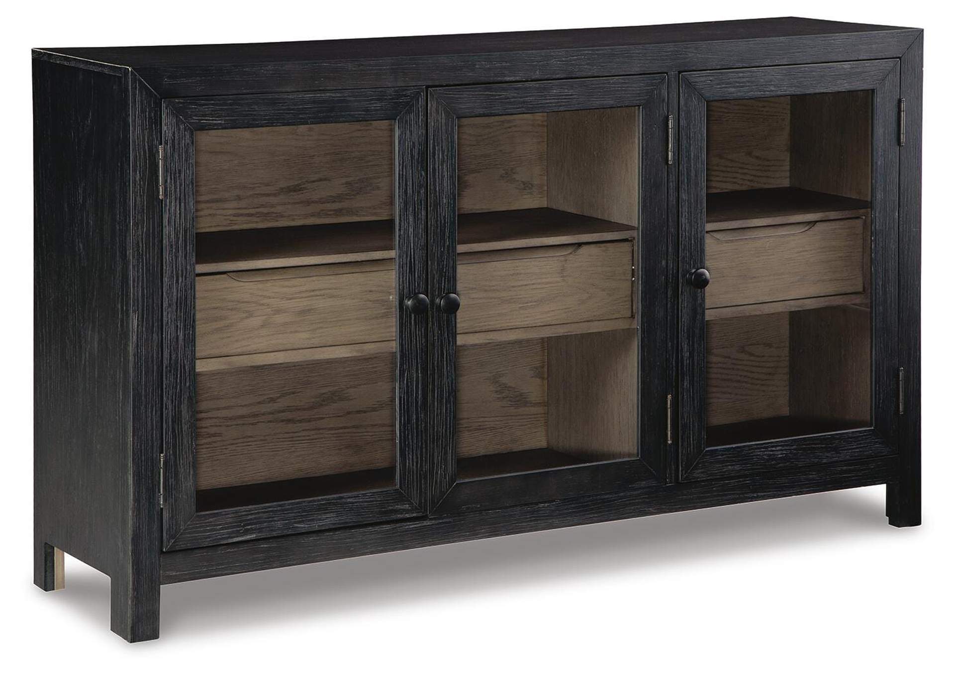 Lenston Accent Cabinet angled view