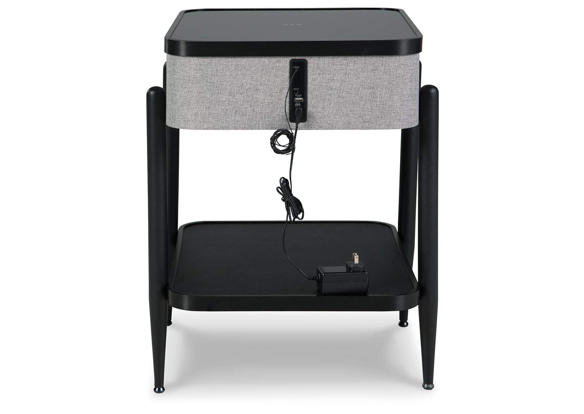 Jorvalee Accent Table with Speaker