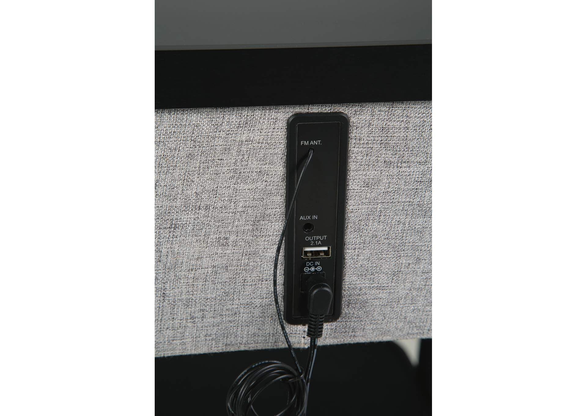 Jorvalee Accent Table with Speaker detail
