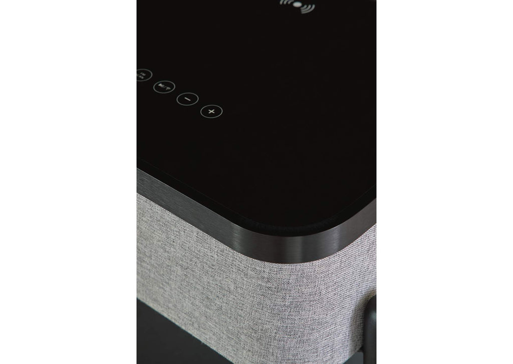 Jorvalee Accent Table with Speaker detail