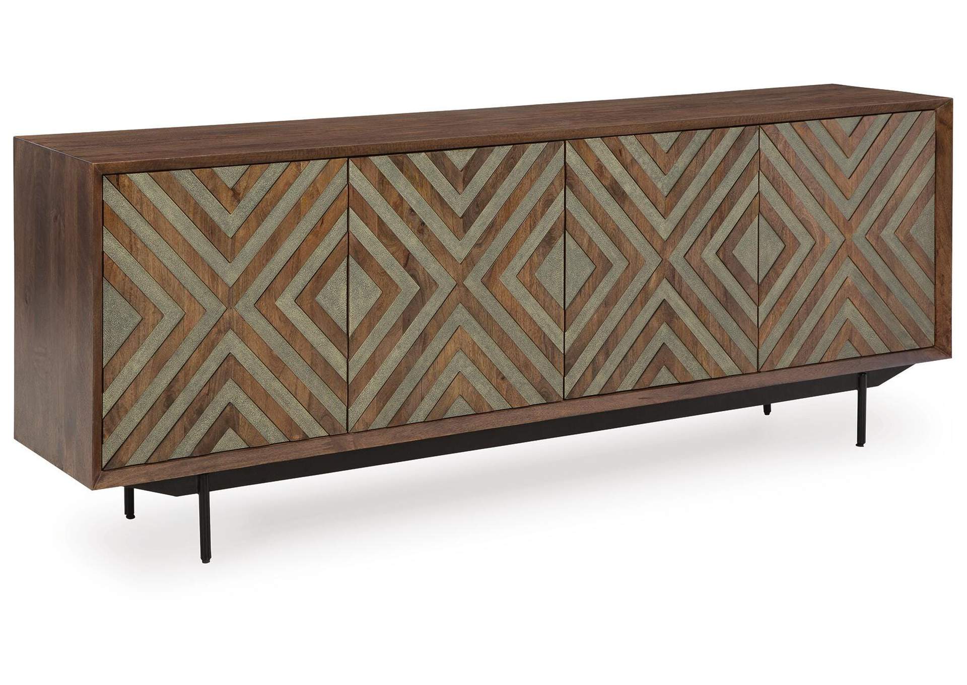 Dreggan Accent Cabinet angled view