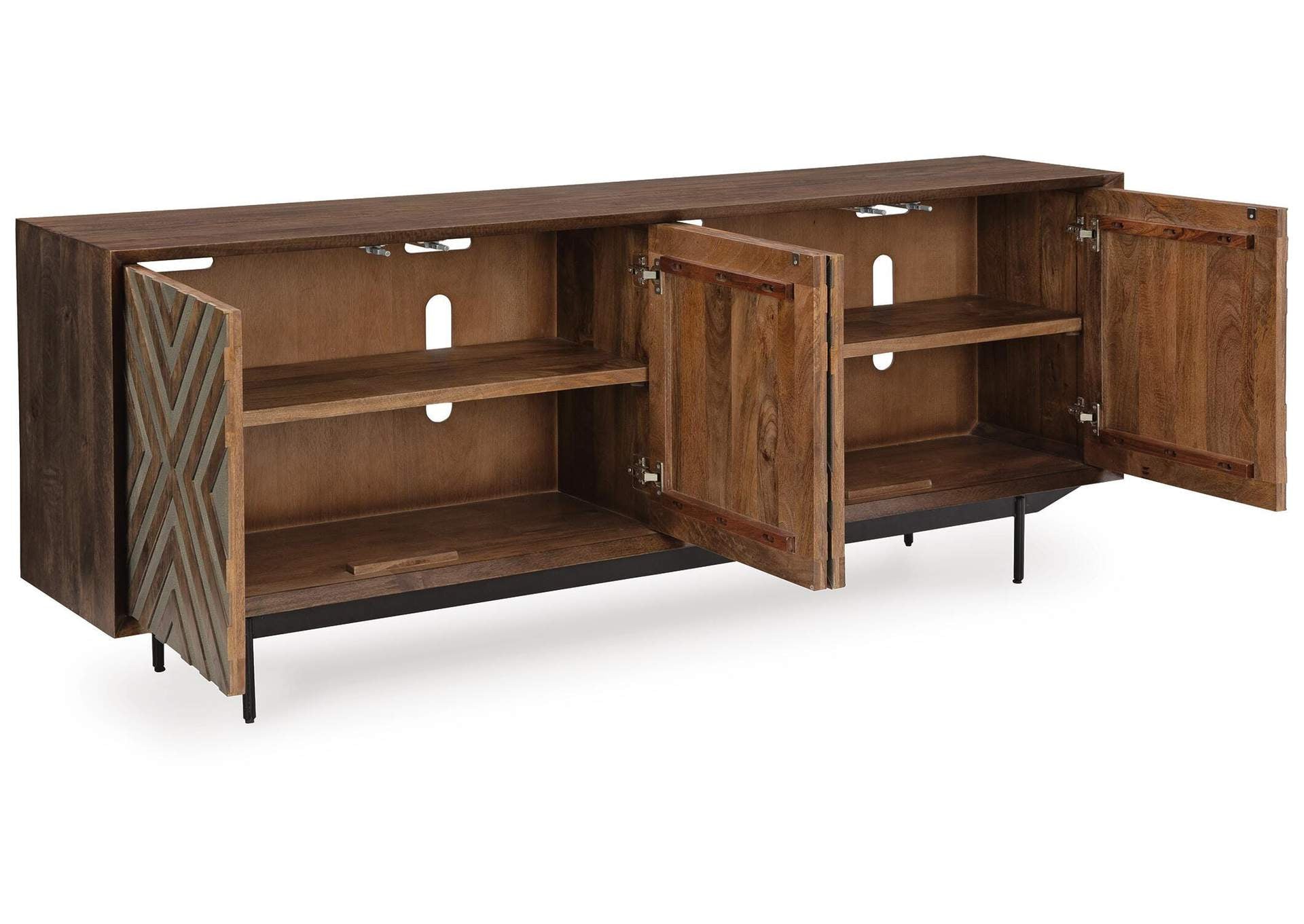 Dreggan Accent Cabinet angled view