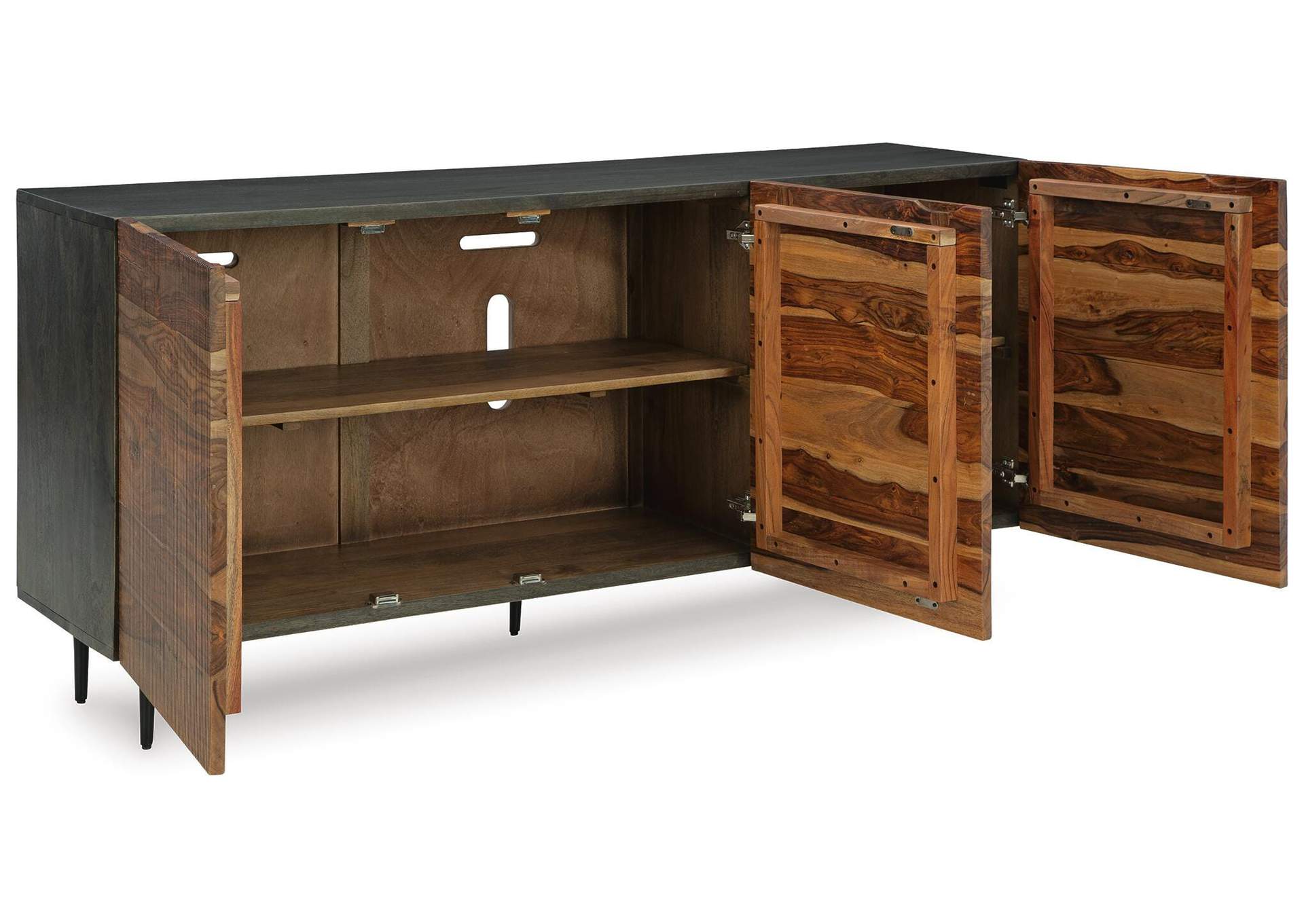 Darrey Accent Cabinet angled view