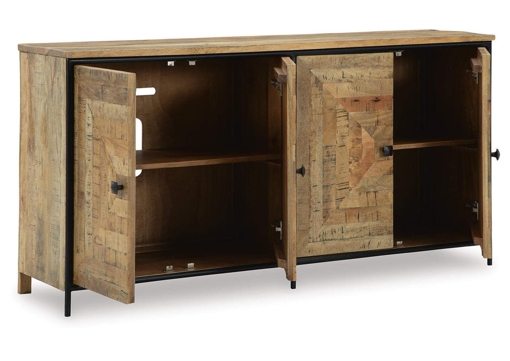 Camney Accent Cabinet angled view