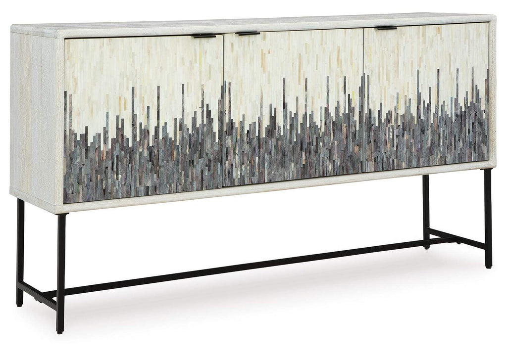 Freyton Accent Cabinet angled view
