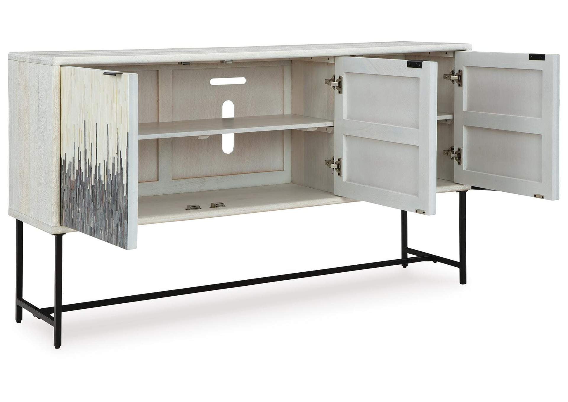 Freyton Accent Cabinet angled view