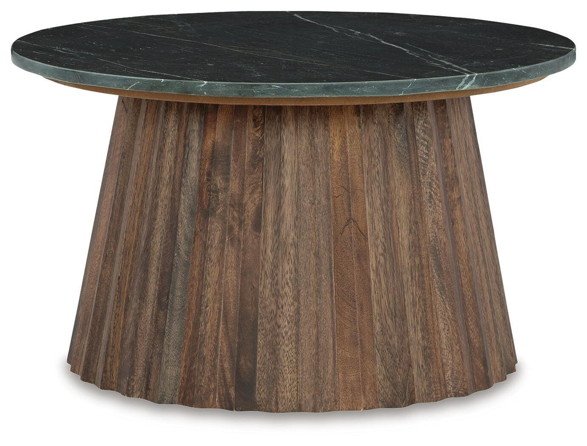 Ceilby Accent Coffee Table in Black/Brown, alternate view 2