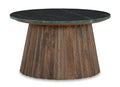 Ceilby Accent Coffee Table in Black/Brown