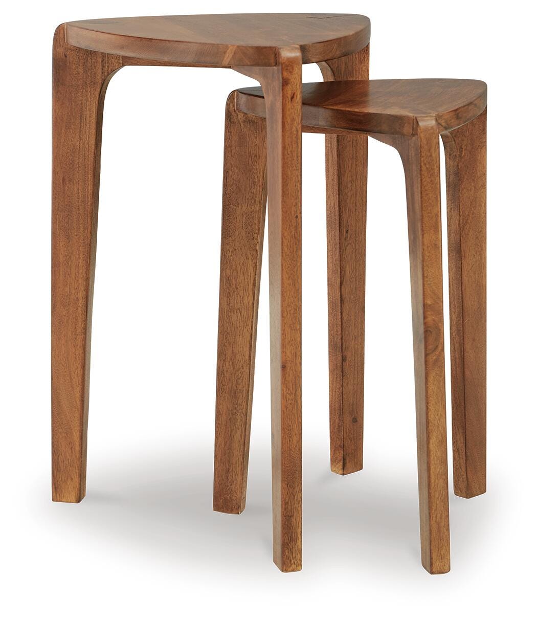 Brynnleigh Accent Table (Set of 2) in Medium Brown, alternate view 5