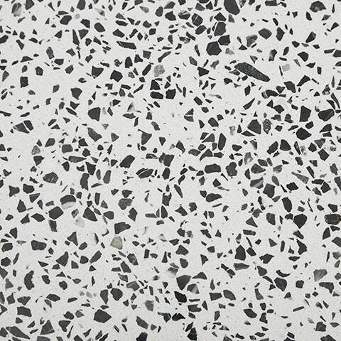 Tellrich Accent Table in Black/White, top view