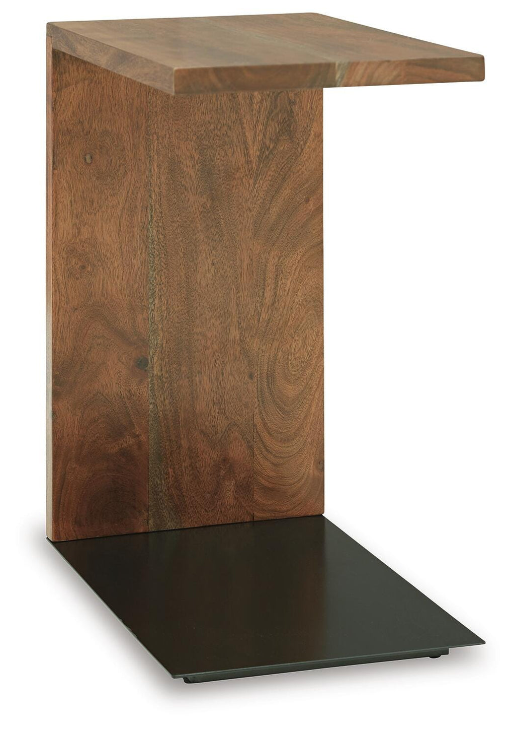 Wimshaw Accent Table in Brown/Black, angle view