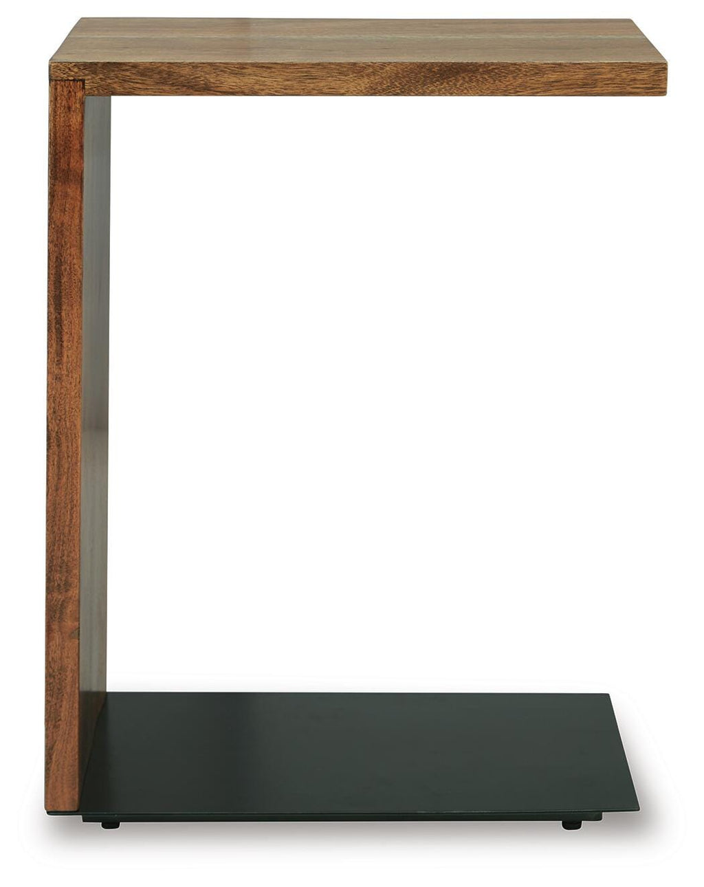 Wimshaw Accent Table in Brown/Black, side view