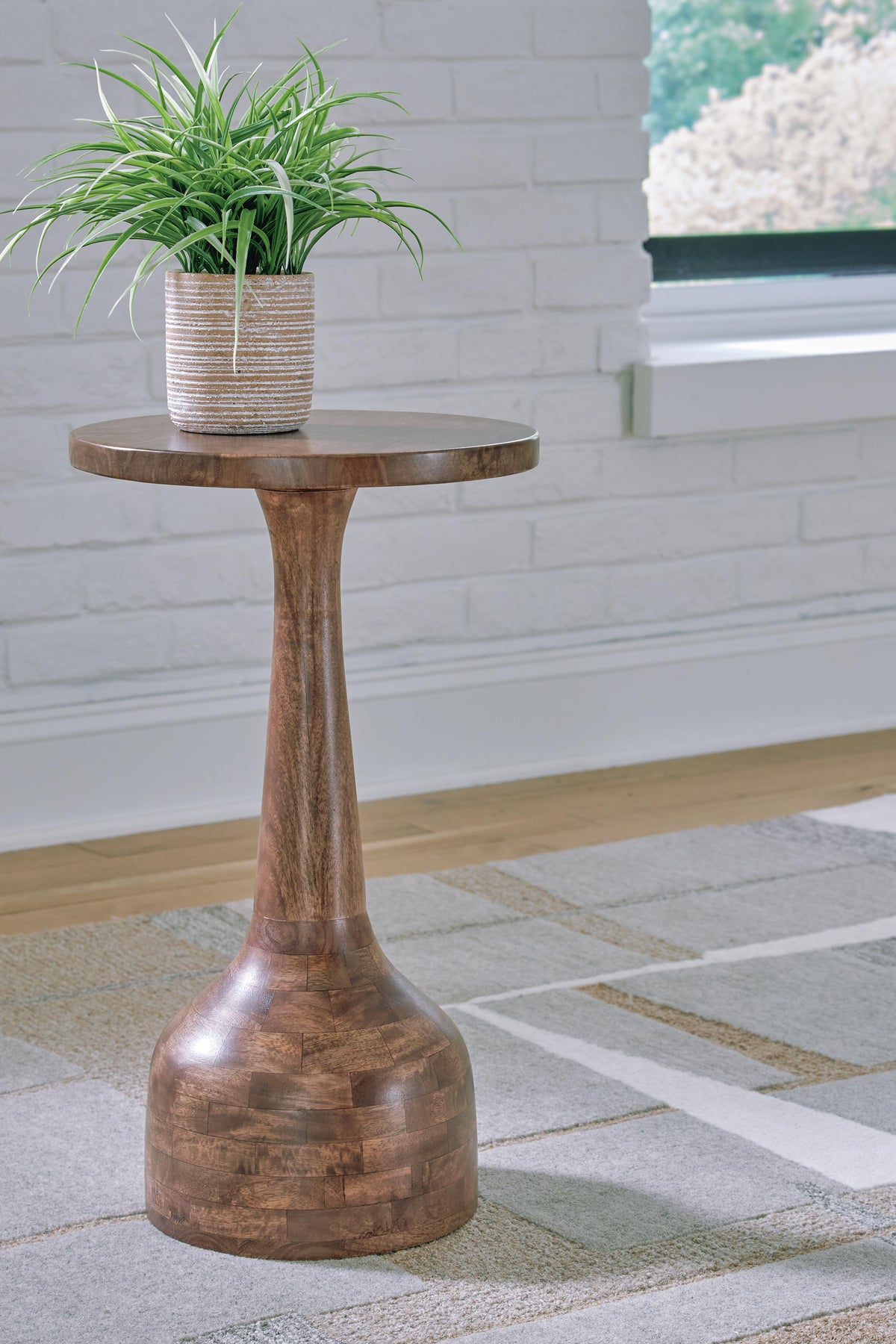 Joville Accent Table in Medium Brown, alternate view 3