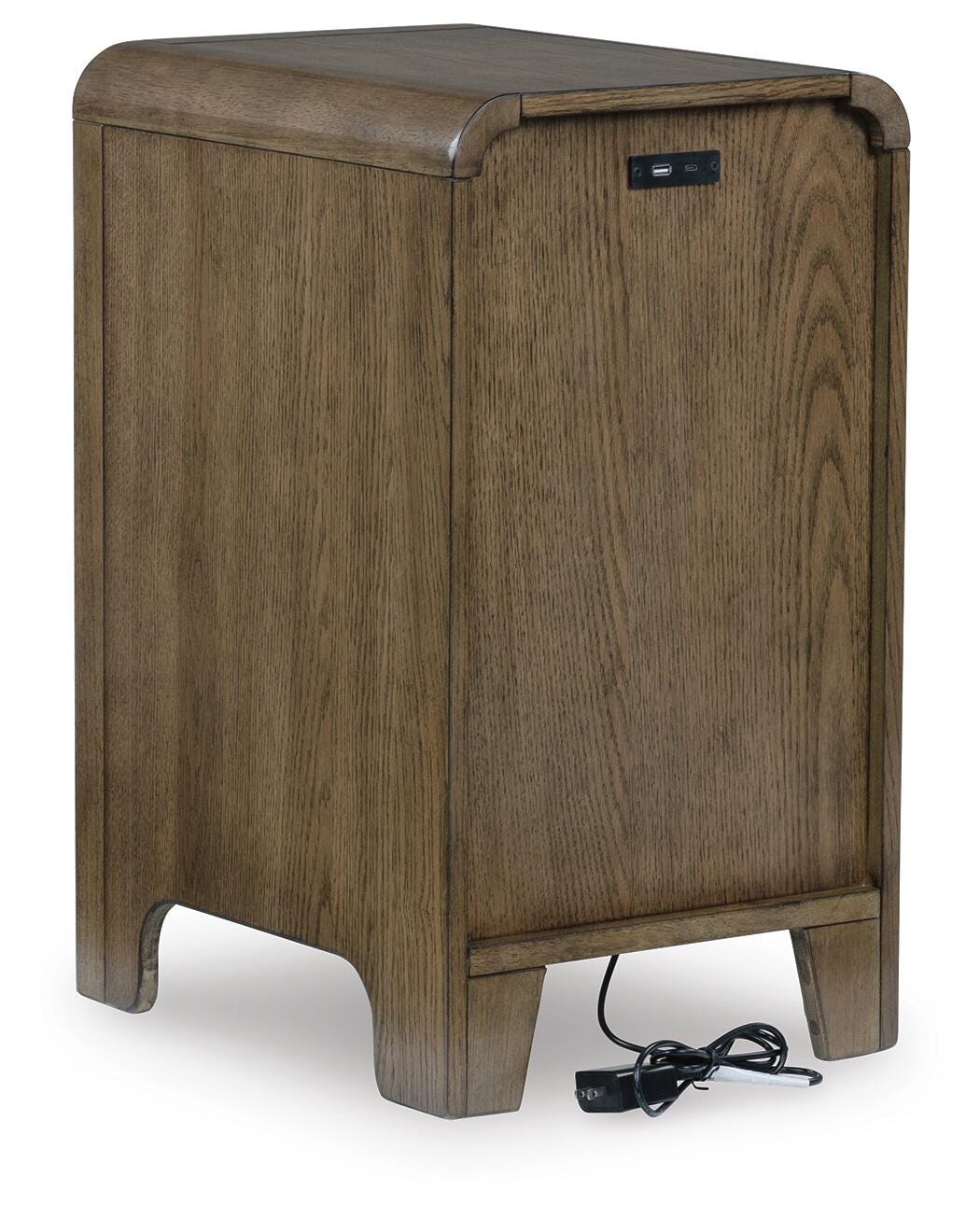 Jensworth Accent Table in Brown, back view