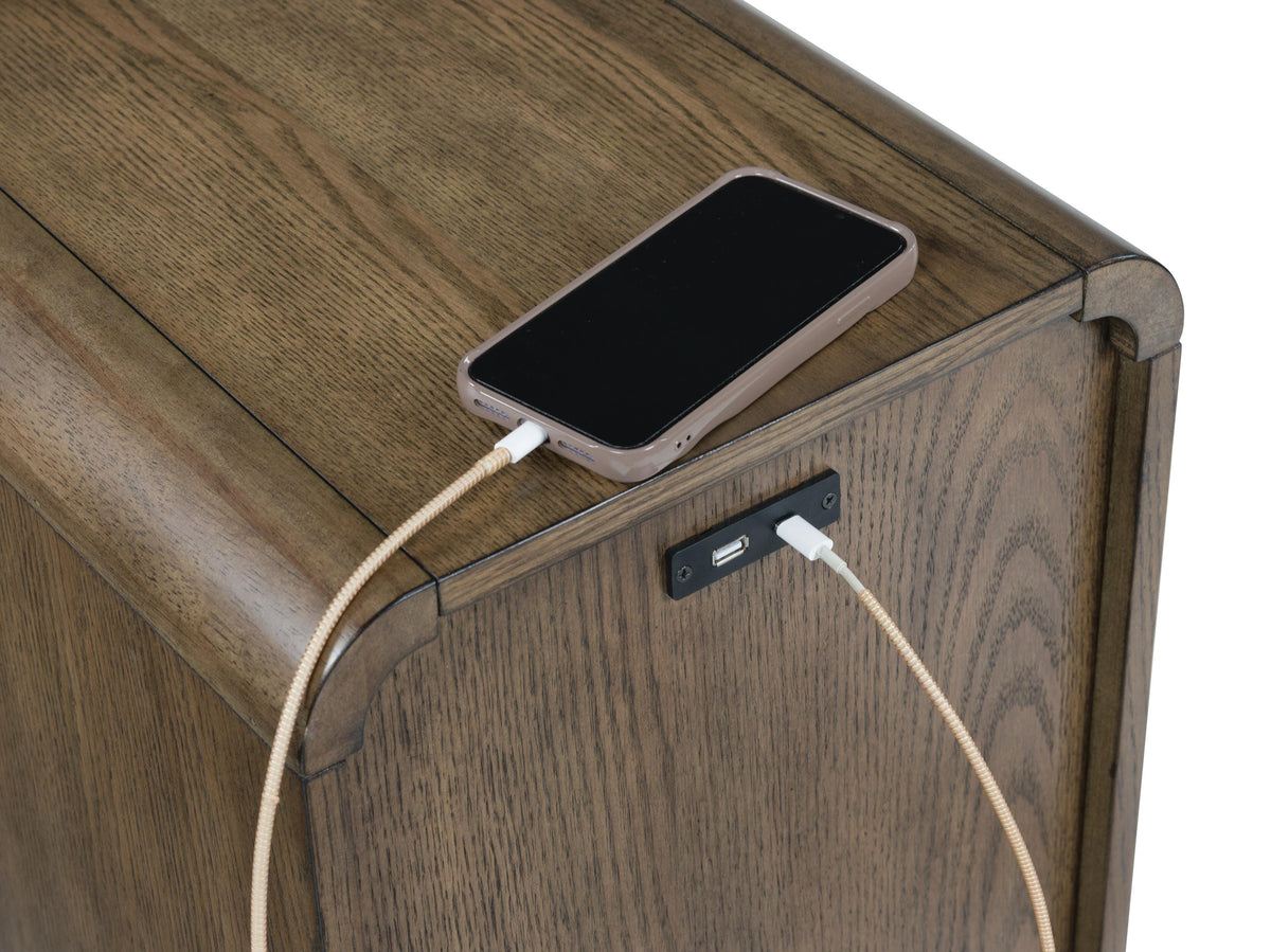 Jensworth Accent Table in Brown, detail view