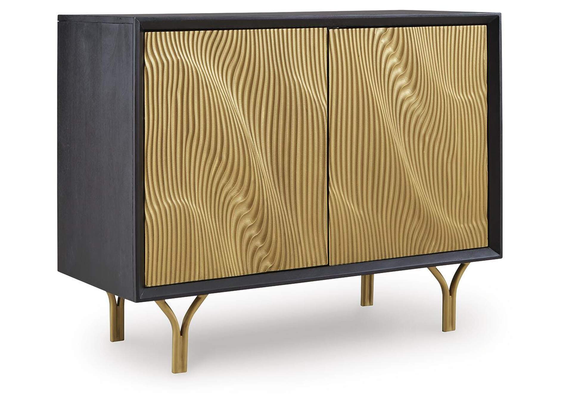 Tayner Accent Cabinet angled view