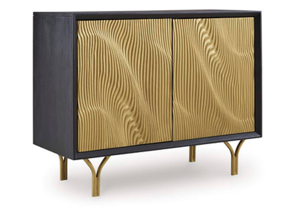 Tayner Accent Cabinet angled view