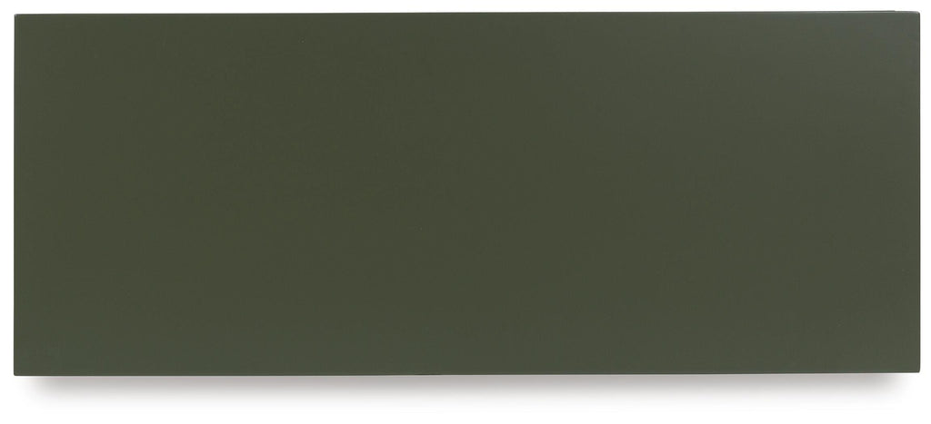 Geirwood Accent Cabinet in Dark Green, top view