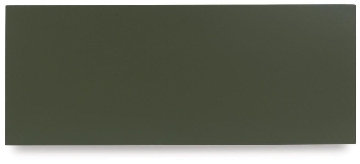 Geirwood Accent Cabinet in Dark Green, top view