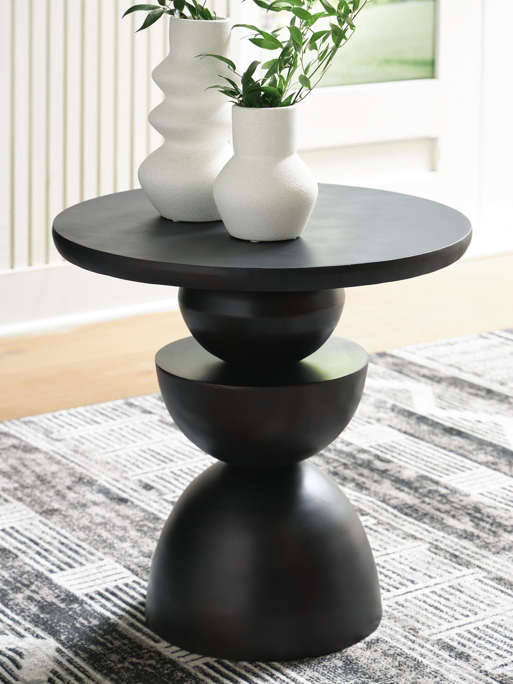 Kurtson Accent Table in Bronze Finish, lifestyle view