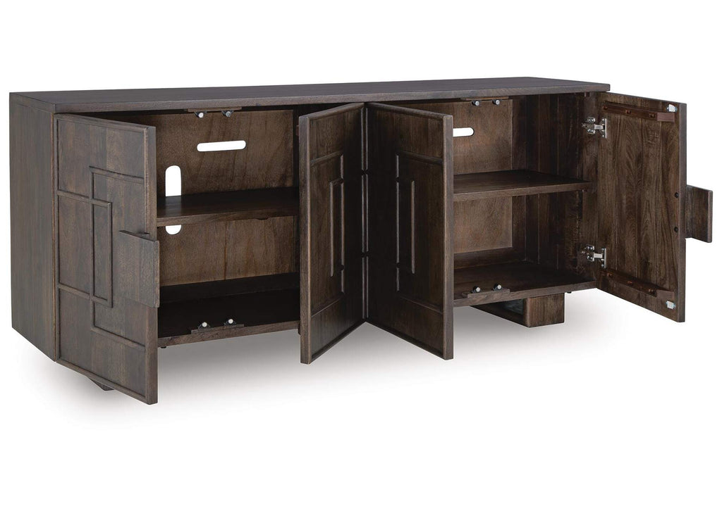 Cato Accent Cabinet angled view